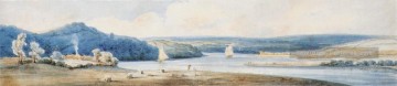 Estu aquarelle peintre paysages Thomas Girtin Peinture à l'huile